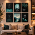 Islamic Art Sticky Wall Tiles Collection – Set of 6
