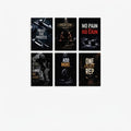 Gym Motivational Wall Art Photo Tiles – Set of 6