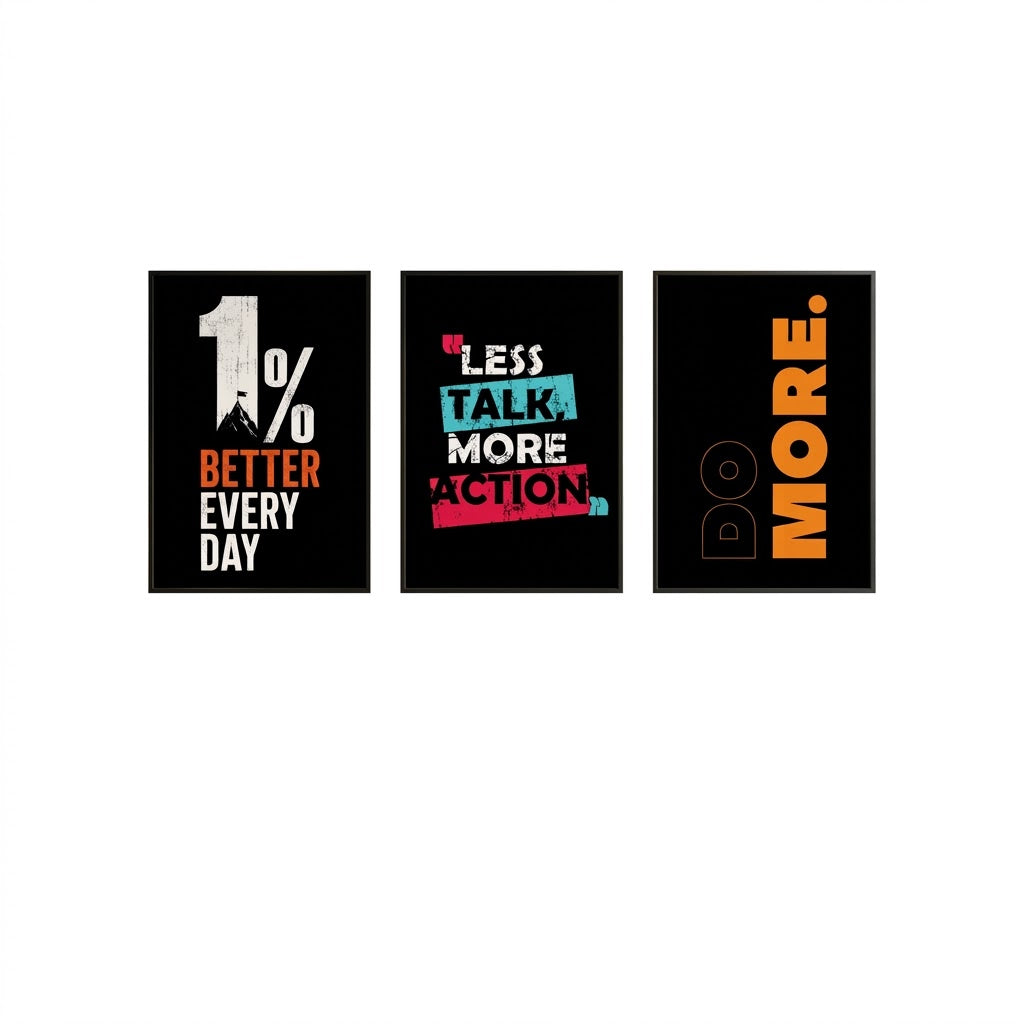 Set of 3 Premium Wall Art Photo Tiles (8x11)