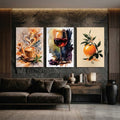 Watercolor Kitchen & Beverage Wall Art Photo Tiles – Set of 3
